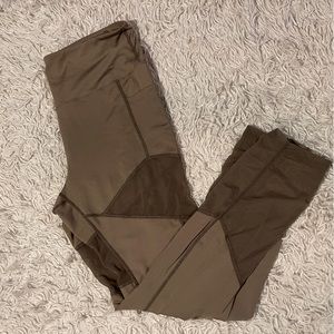 SHEIN Dark Green Mesh Leggings